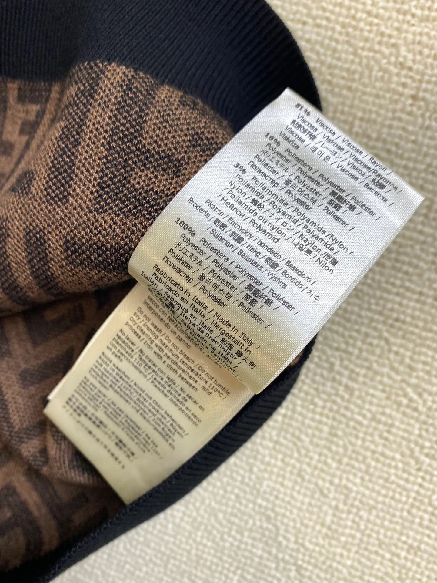 Fendi - 2403 - Весна/Лето 2024 Новый модный жилет - Монограммная канва