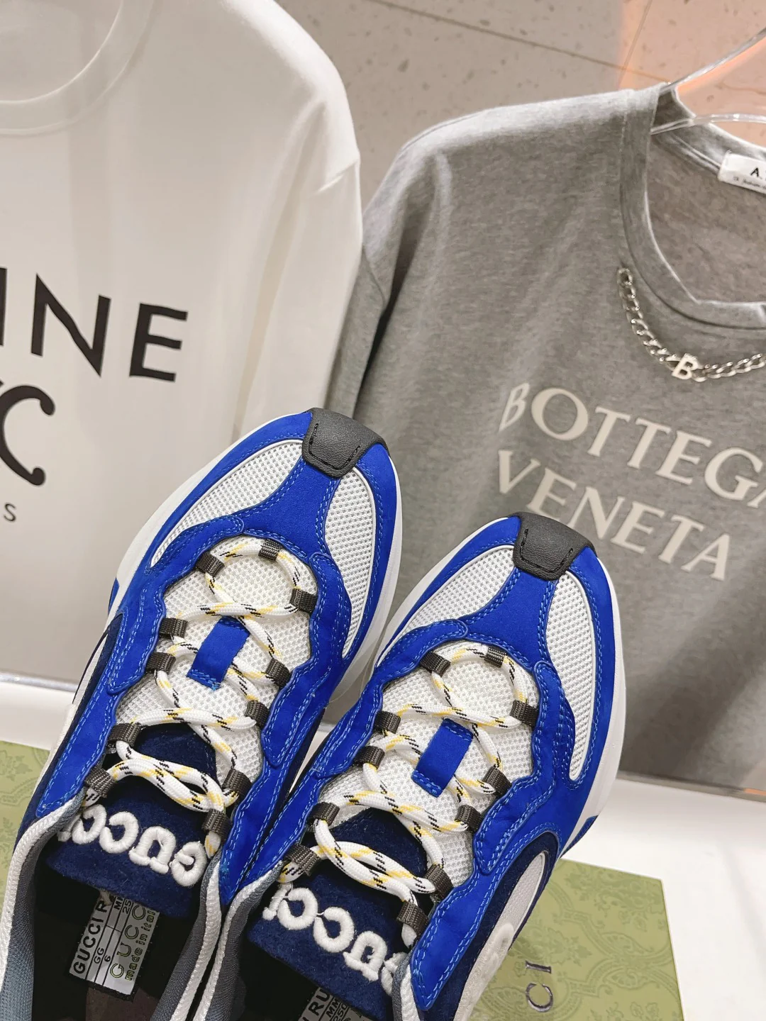 Новинка Gucci 2023 года - Кроссовки - Унисекс - Синие