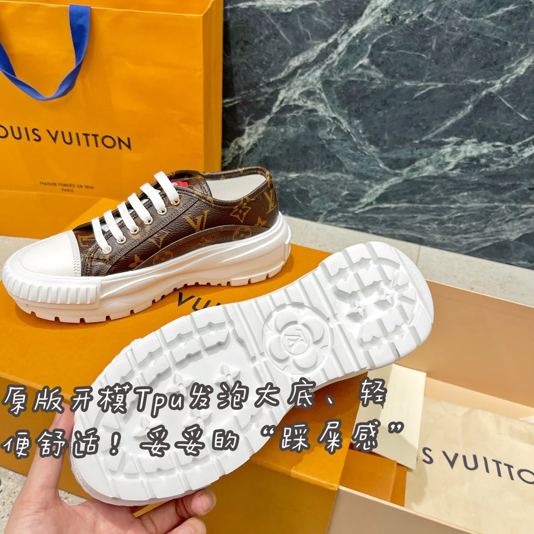 Обувь LV - LV Squad - классический кожаный стиль