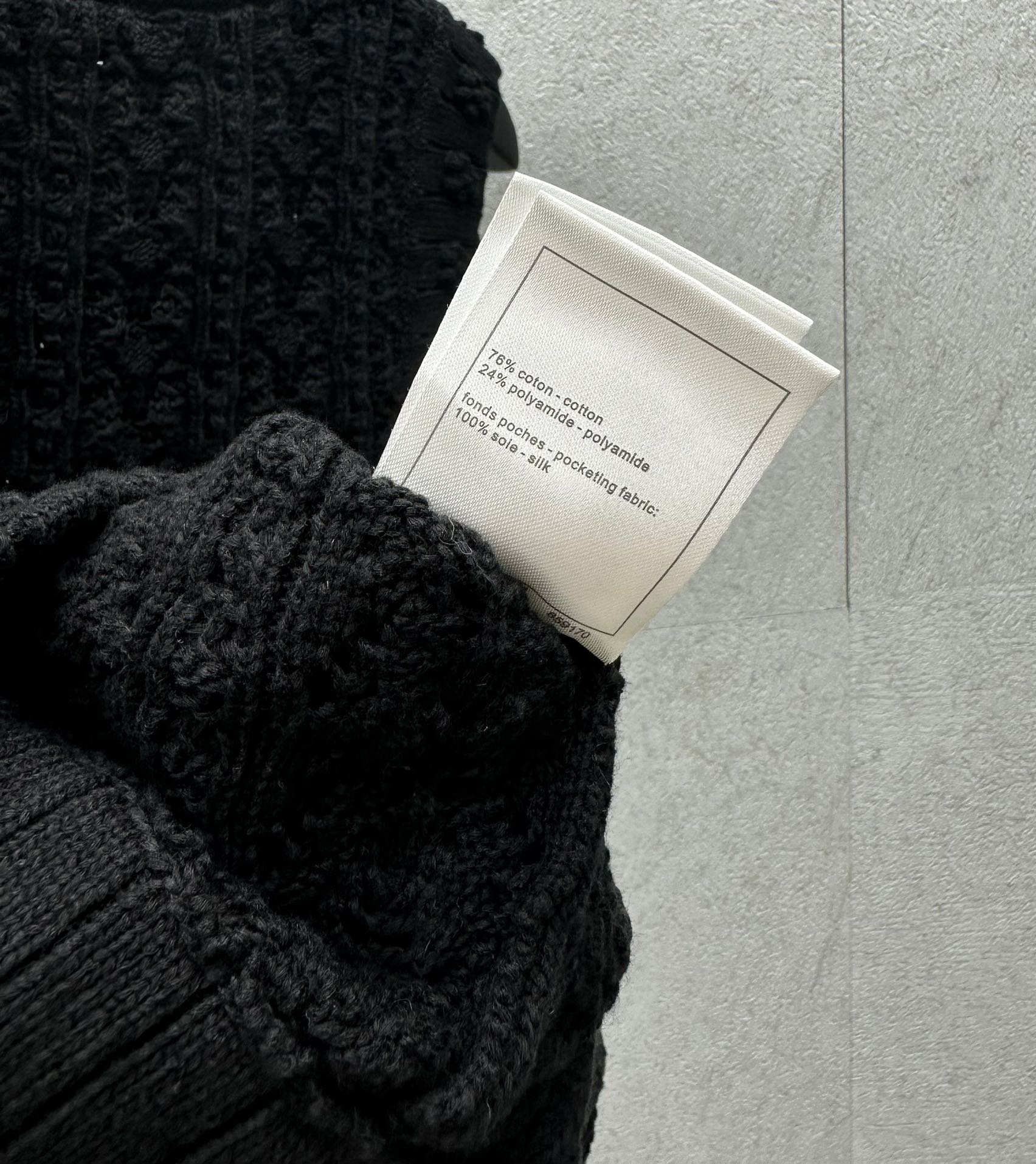 Chanel - 2404-24 Новый ажурный вязаный жилет для ранней весны - Черный