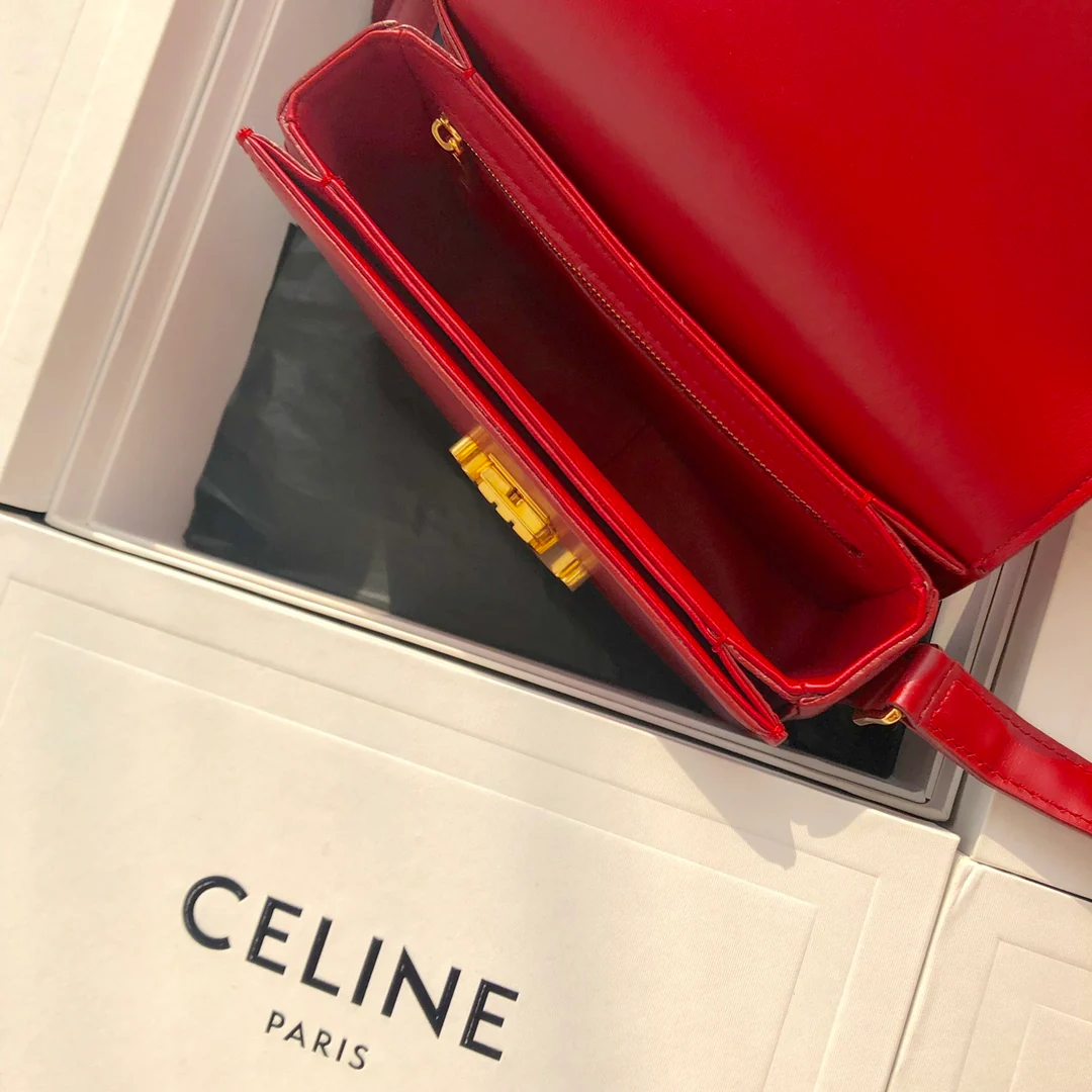 Сумка Celine Triomphe из телячьей кожи - подростковая - 18 - 5 см - 2