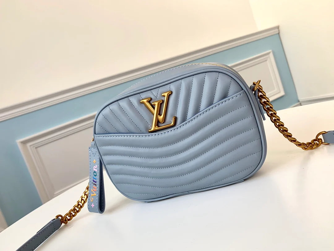 m53683-LV-2019-Spring/Summer-New-Wave-Camer Bag-Light Blue