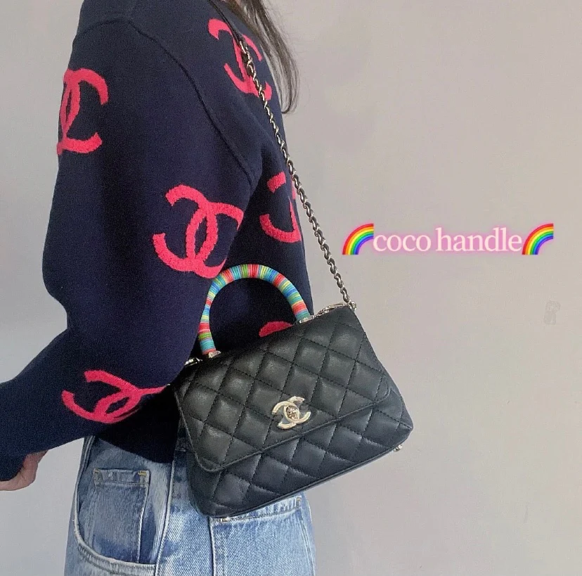 Мини-сумочка Chanel Coco Handle Rainbow