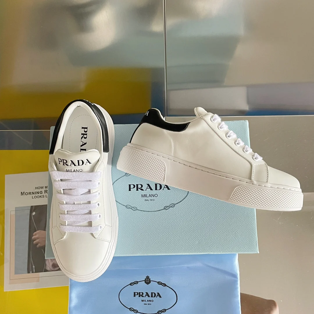 Новые поступления Prada ранней весной 2022 года - Повседневные туфли на платформе - 6