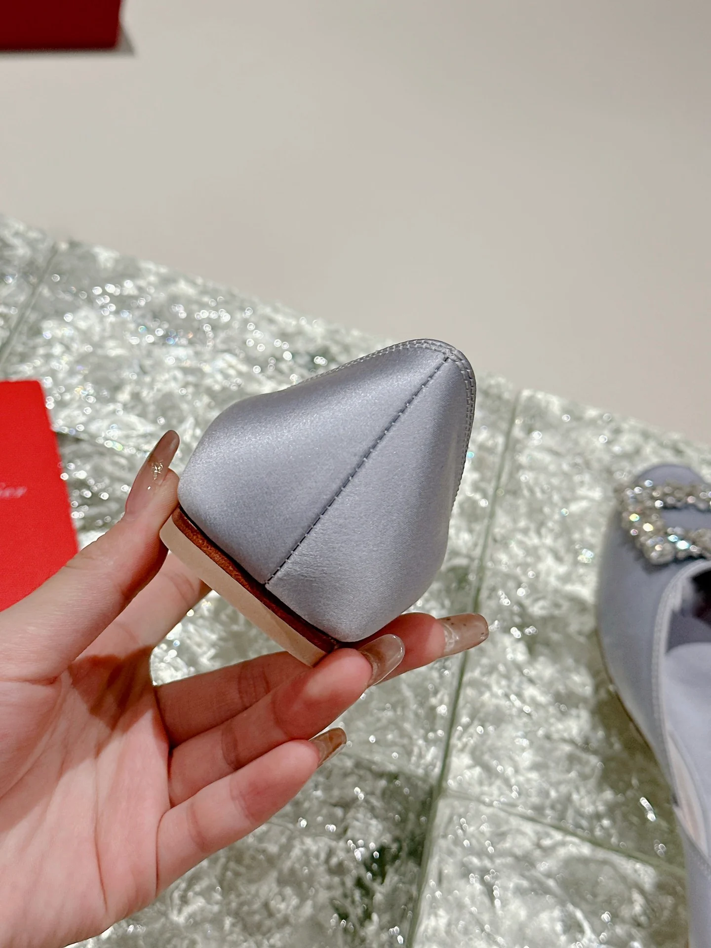 Туфли с квадратным носком и пряжкой - 2024 - балетки - синие