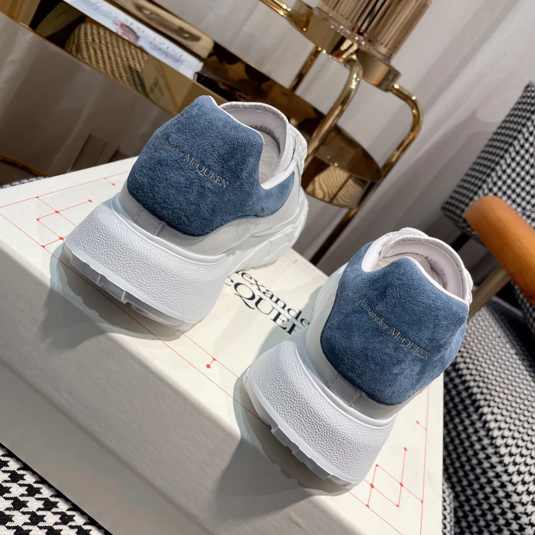 McQueen - Новые кроссовки - Замшевые с синей задней частью
