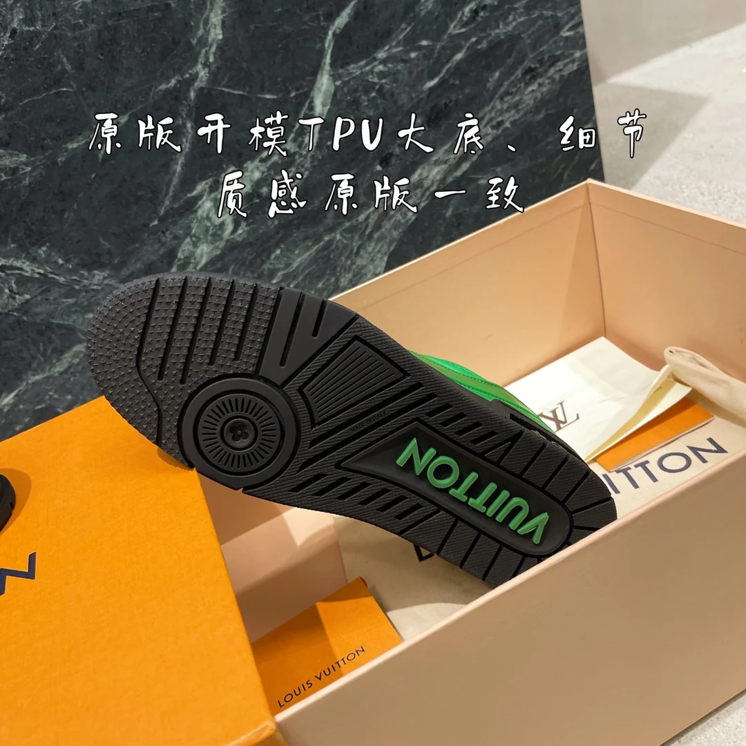 Обувь LV - LV Trainer, последняя модель - кроссовки серии Rainbow - 3