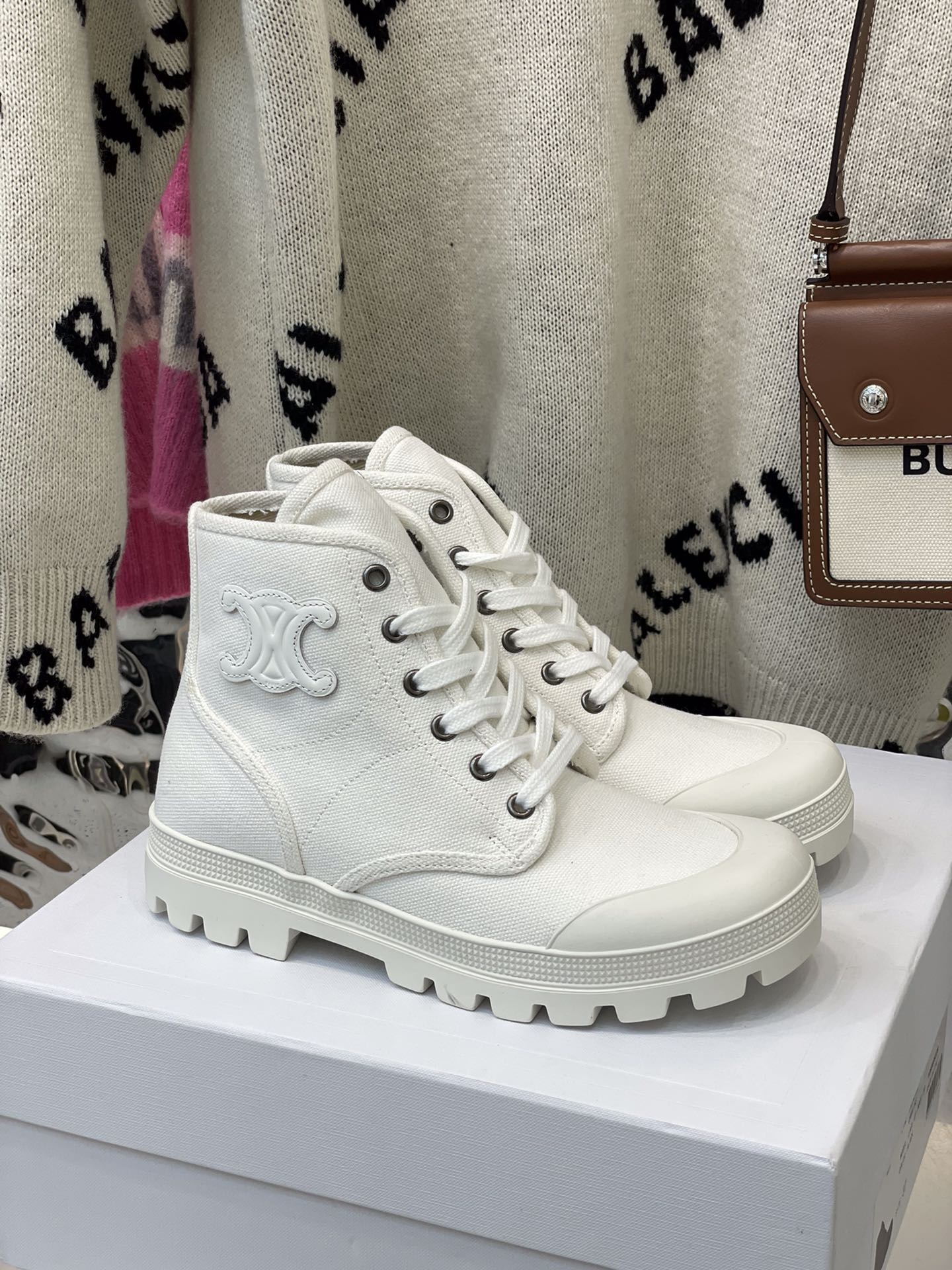 Обувь Celine - Ботинки Celine - белые