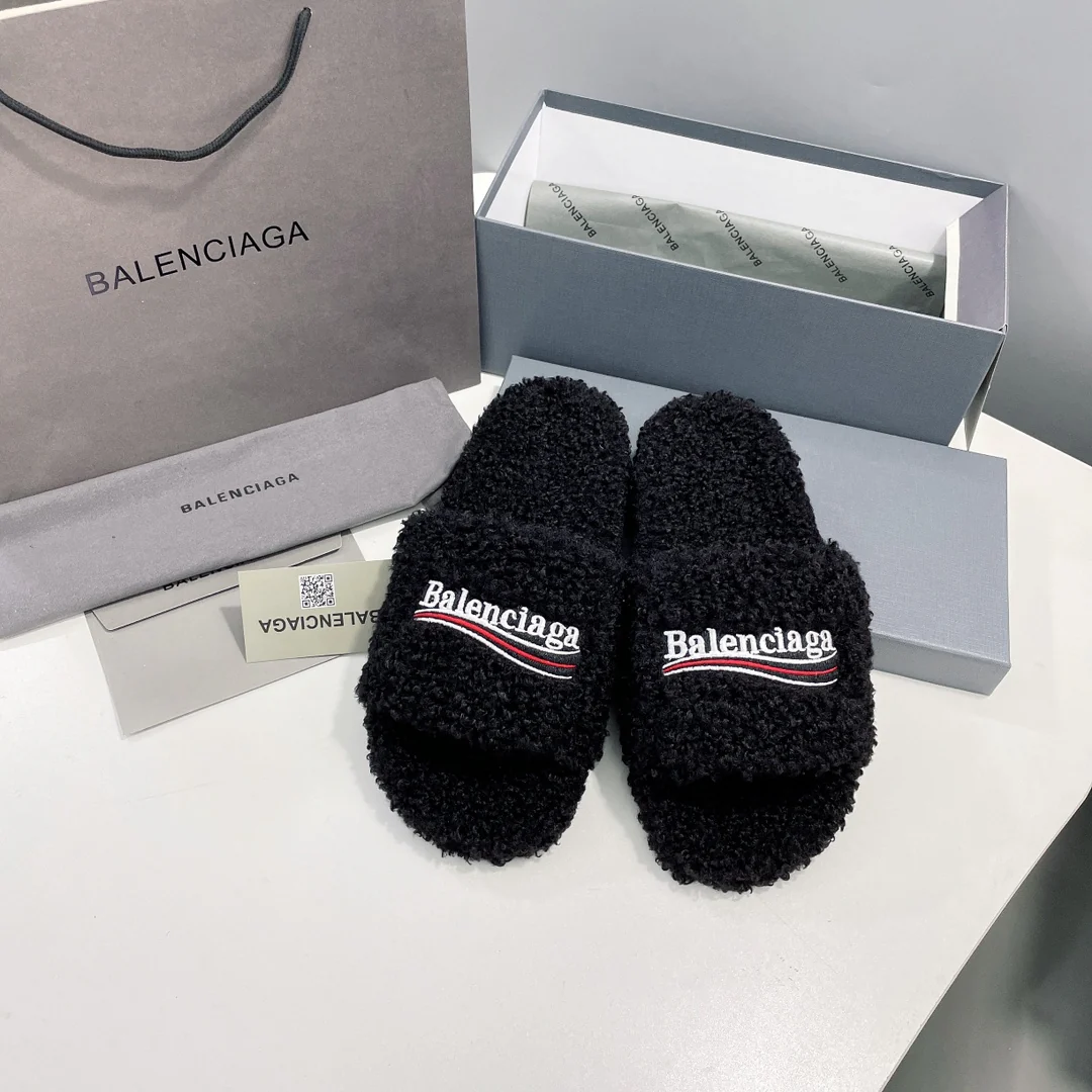 Шлёпанцы Balenciaga 21s Couple Curly - размеры 35-45