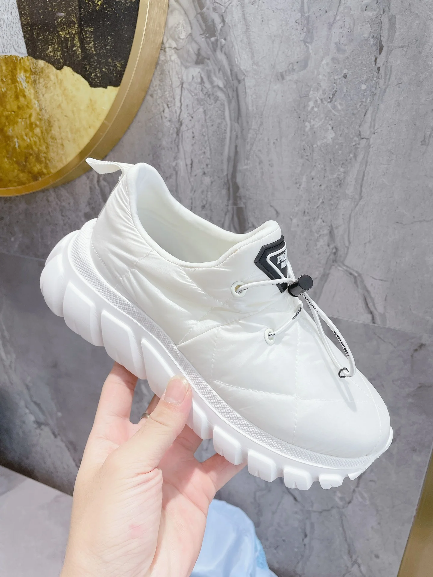 Обувь Prada - Prada - ультралегкая - кроссовки для бега - повседневная обувь - белая