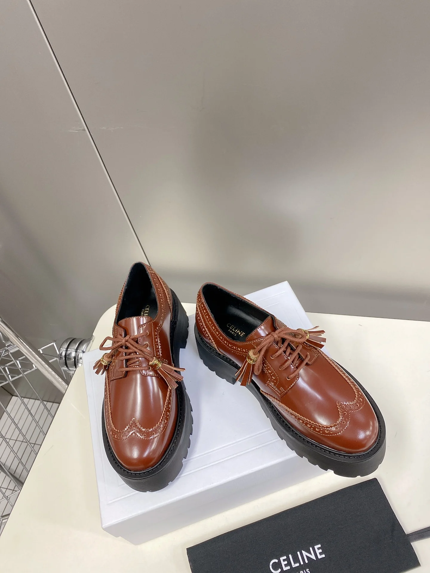 Лоферы на платформе Celine — размеры 35-39-40 (принимаются индивидуальные заказы)