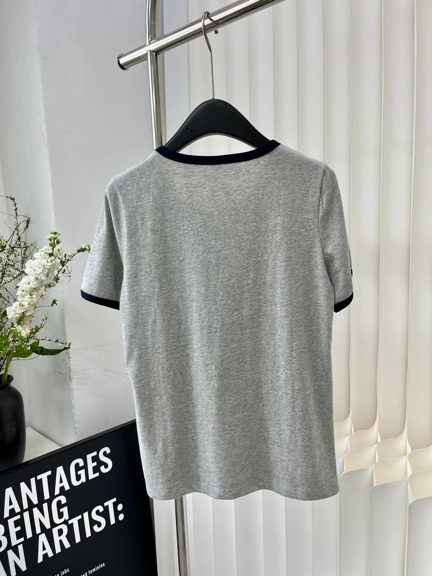 Футболка Celine-2403 с вышивкой букв