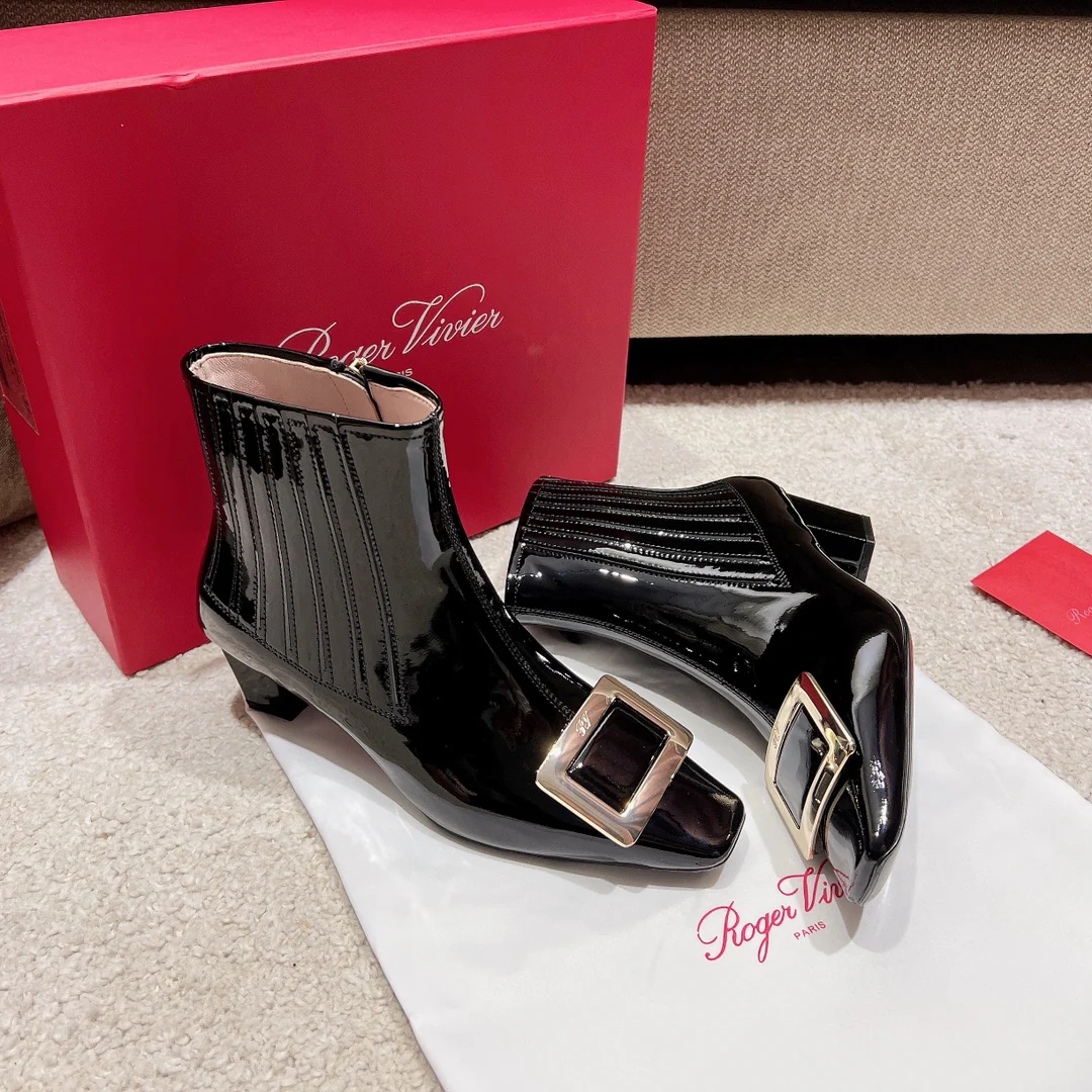 Обувь RV - 22ss - ботильоны на коротком каблуке