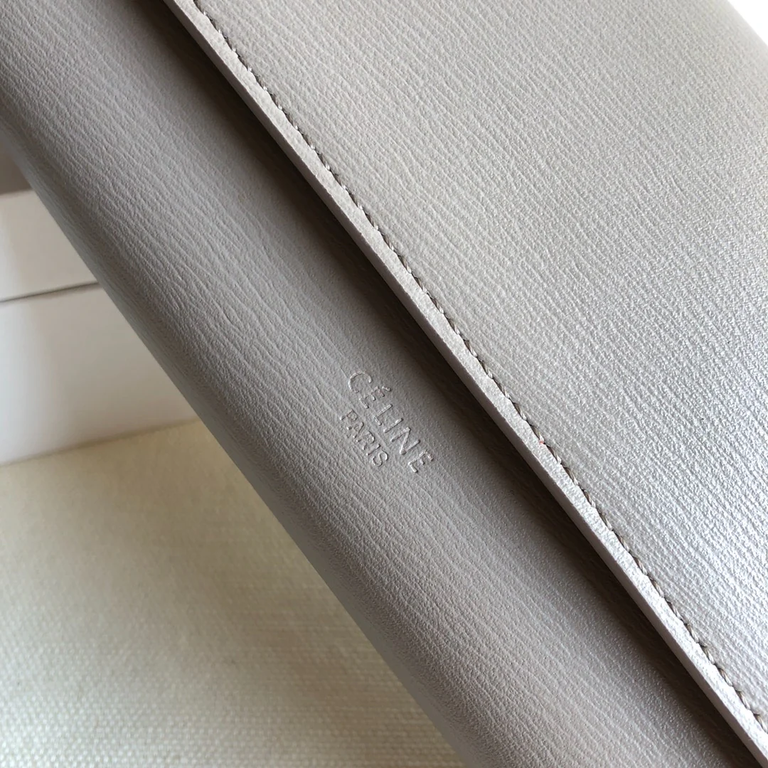 Кошелек-книжка Celine - темно-серый с узором 