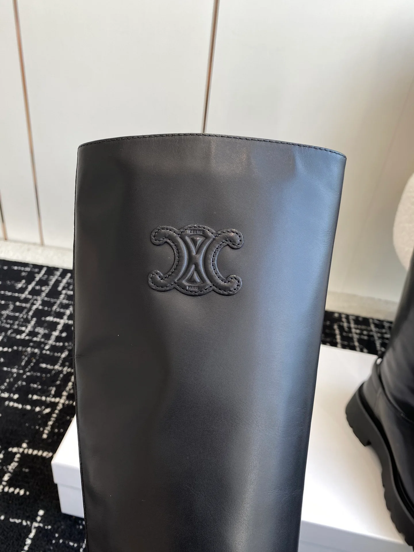 Сапоги для верховой езды Celine 2024 - черные