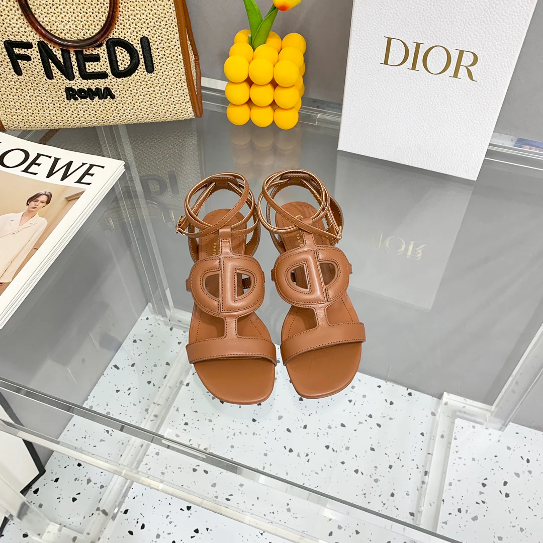 Dior - Сандалии на низком каблуке