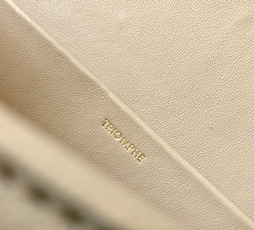 Celine Triomphe Medium Calfkin Nude