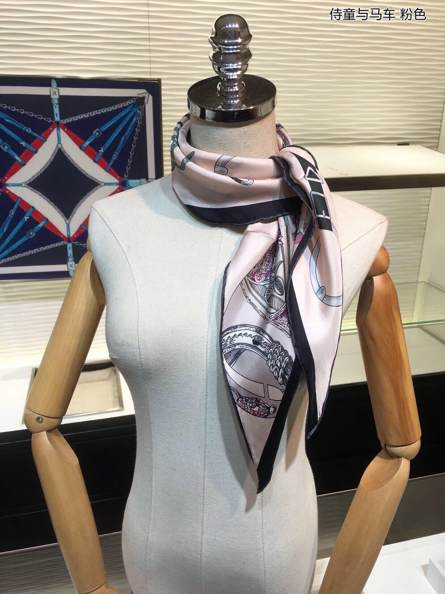 Hermes - Новейший шарф Garden Diamond - 100% - Твиловый шелк - 43 - 115 см - 3