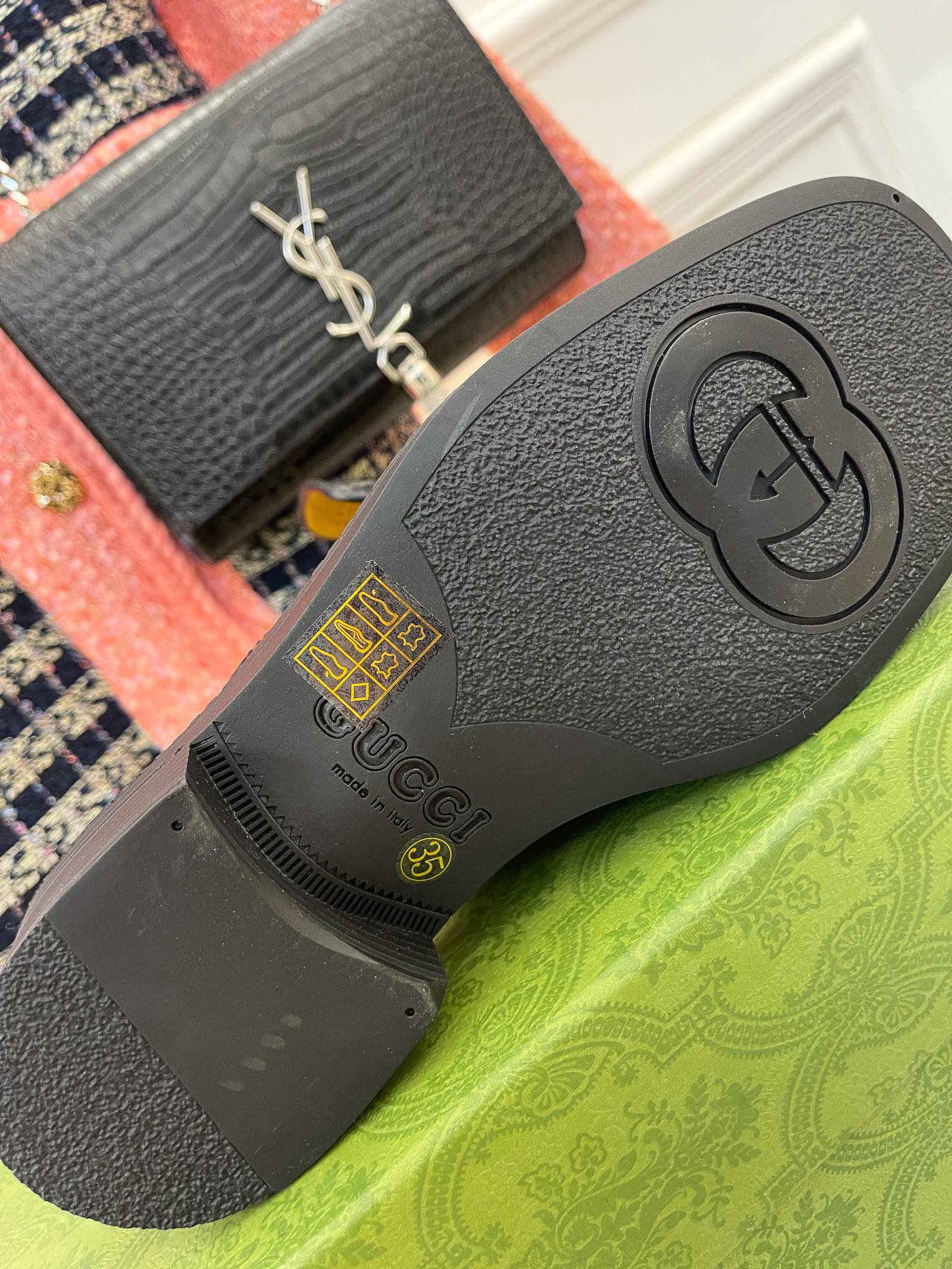 Gucci - Ретро слипоны