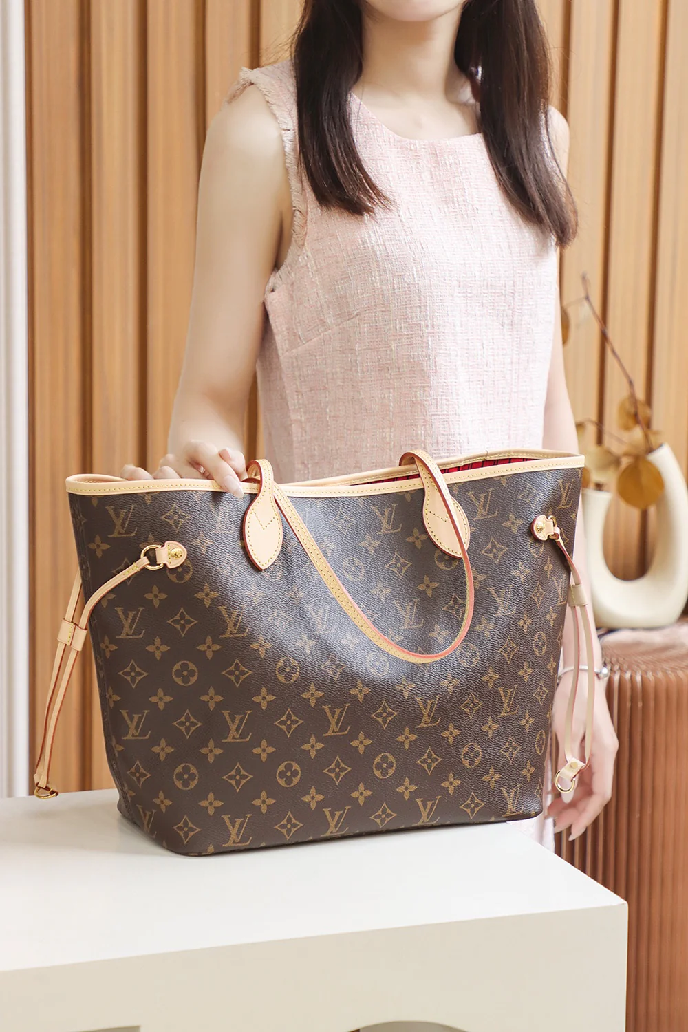 m40995-LV-Классическая сумка Neverfull с монограммой Classic Monogram