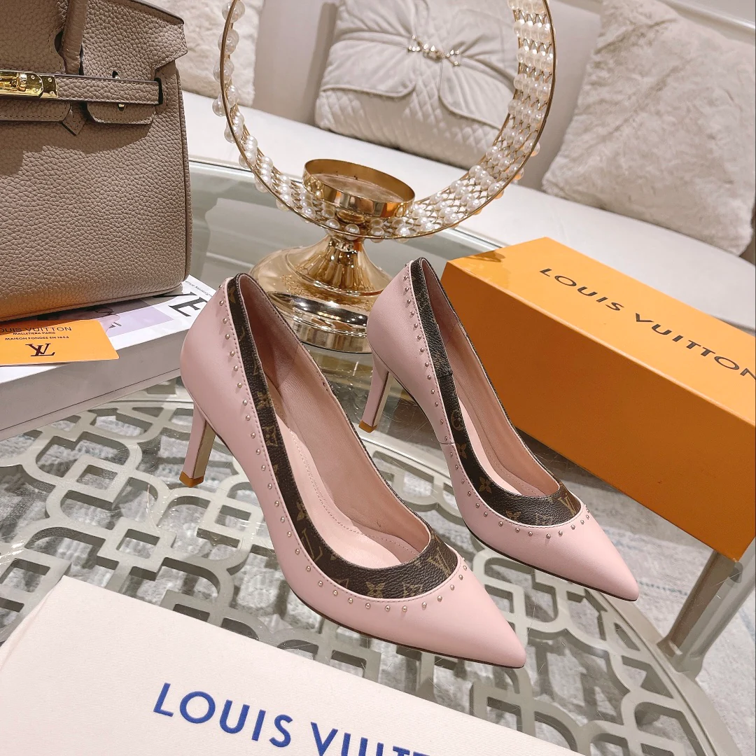 LV - Новинка сезона осень/зима 2022 - Туфли на высоком каблуке с острым носком