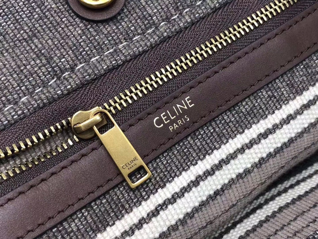 Пляжная холщовая сумка Celine-Cabas