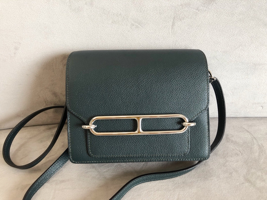 Hermes Roulis 19 - Сосново-зеленый - Золотая пряжка