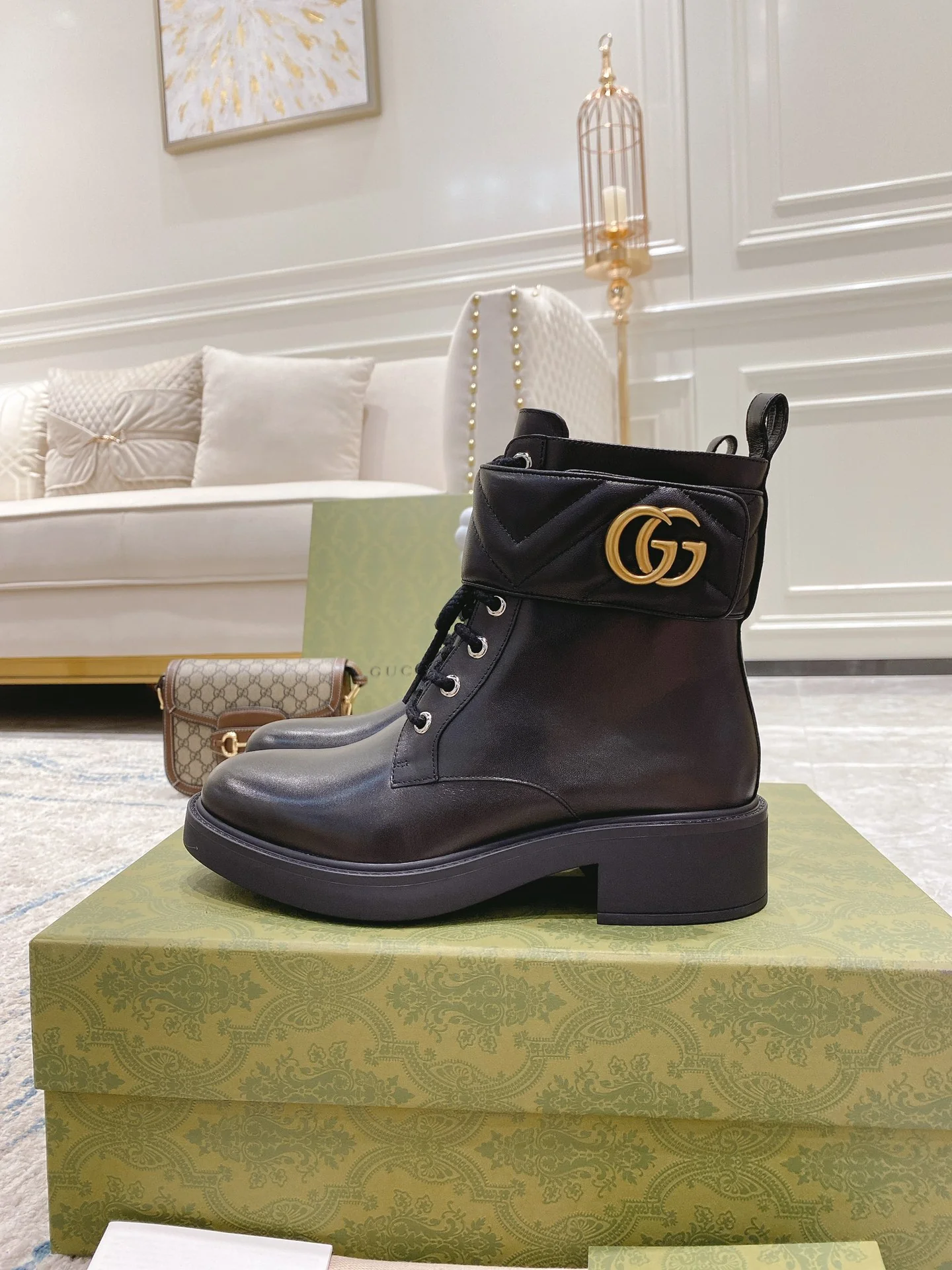 Ботинки Gucci 22ss Dr. Martens