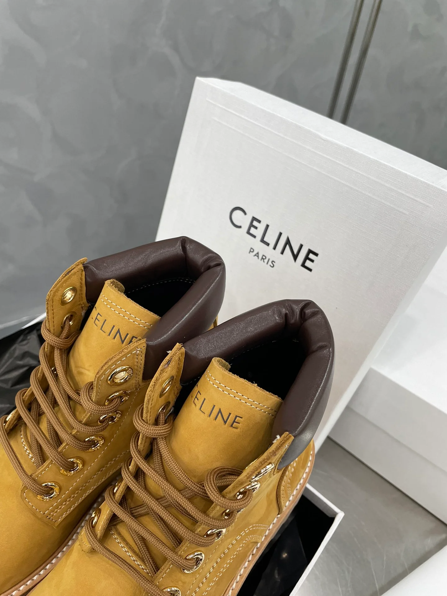 Сапоги для верховой езды Celine - модель унисекс - изображение из коллекции