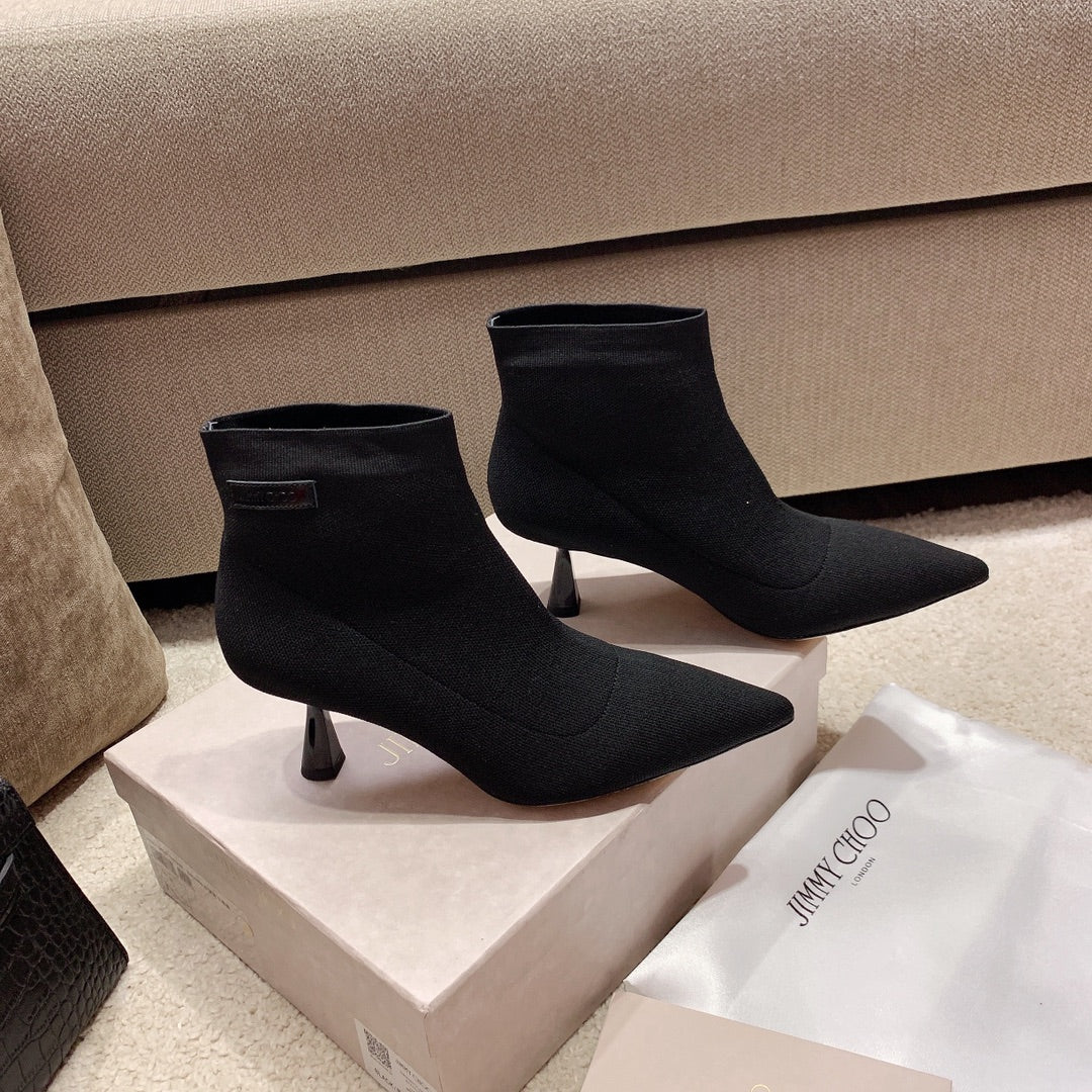 Ботинки-носки Jimmy с острым носком и эластичным носком - 6-5 см