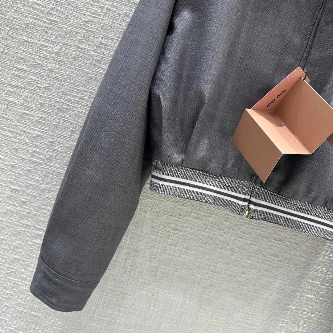 Miu Miu - 2404-24 Новинка ранней весны - Серый костюм