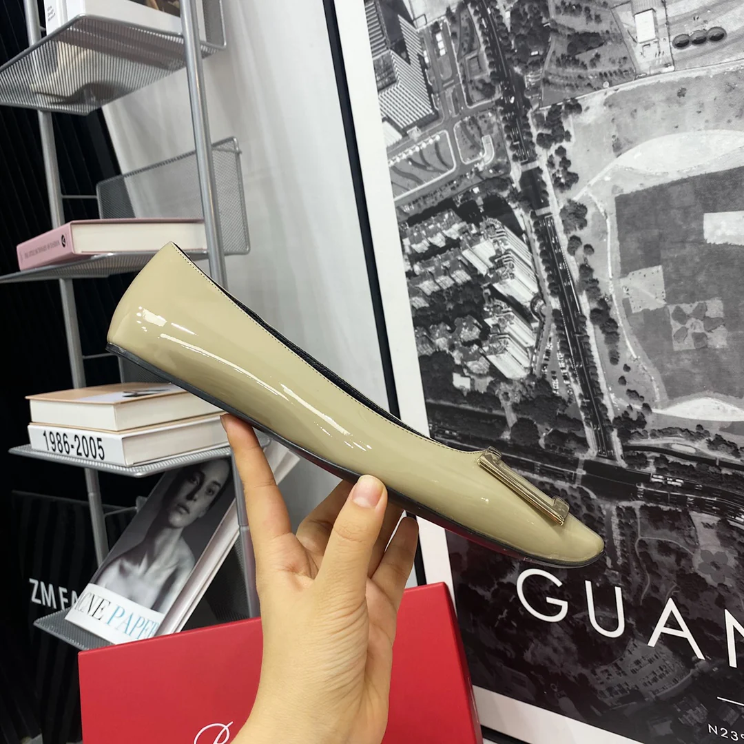 RV-Flat Bottom Square Toe-Elephant Grey