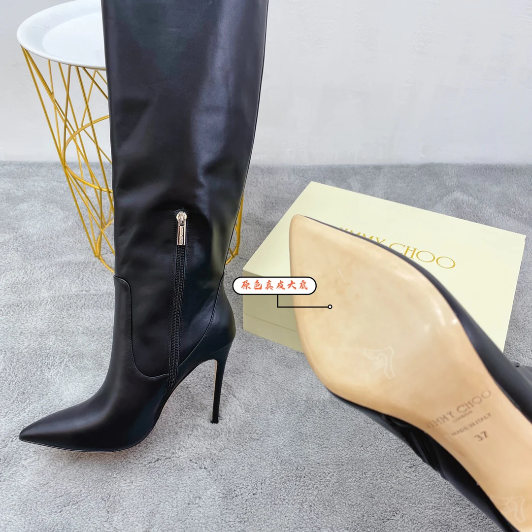 Новинка сезона осень/зима 2022 от Jimmy - Ботильоны на шпильке - Черные