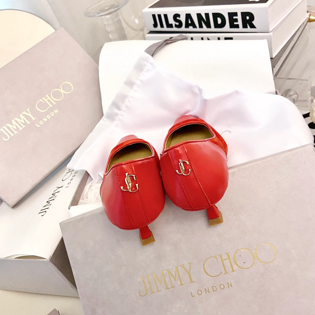 Туфли на низком каблуке Jimmy Retro с квадратным носком - 1