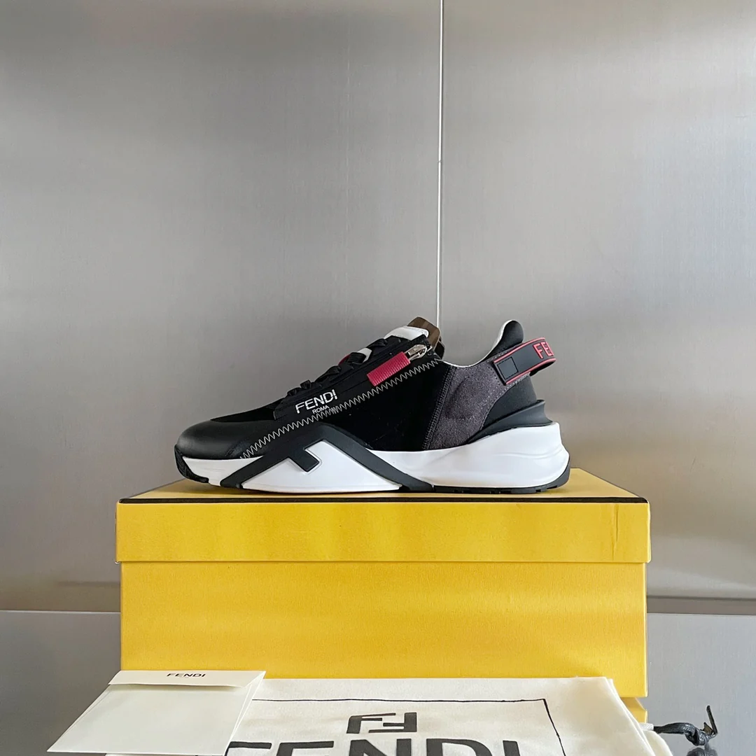 Fendi - Повседневные кроссовки - Черно-серые