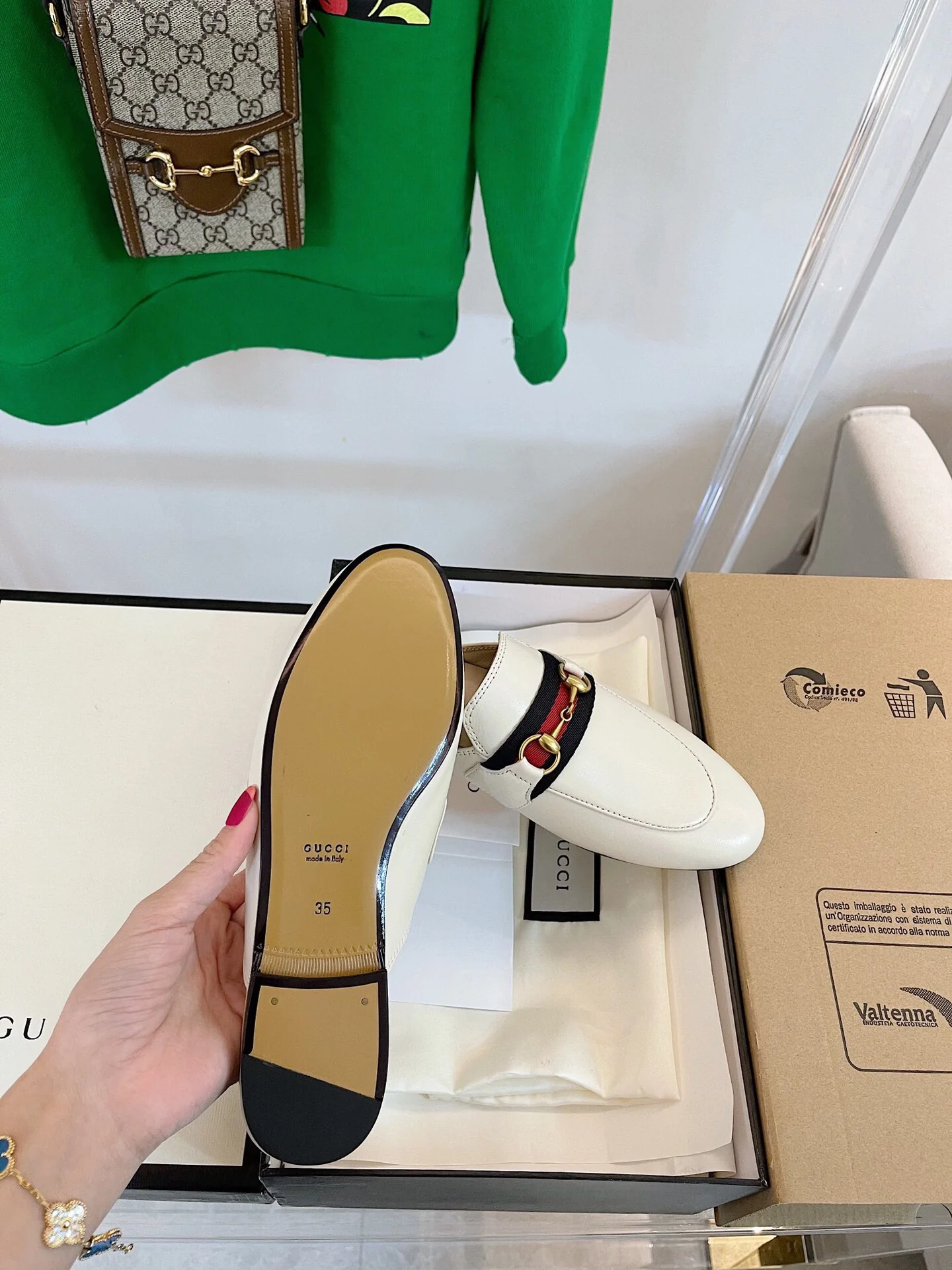 Тапочки/мюли Gucci в форме сердца