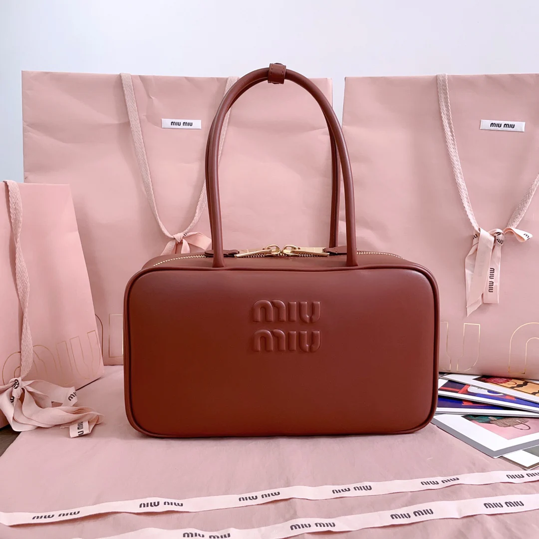 Портфель Miu Miu-5bb172 из телячьей кожи, новый размер