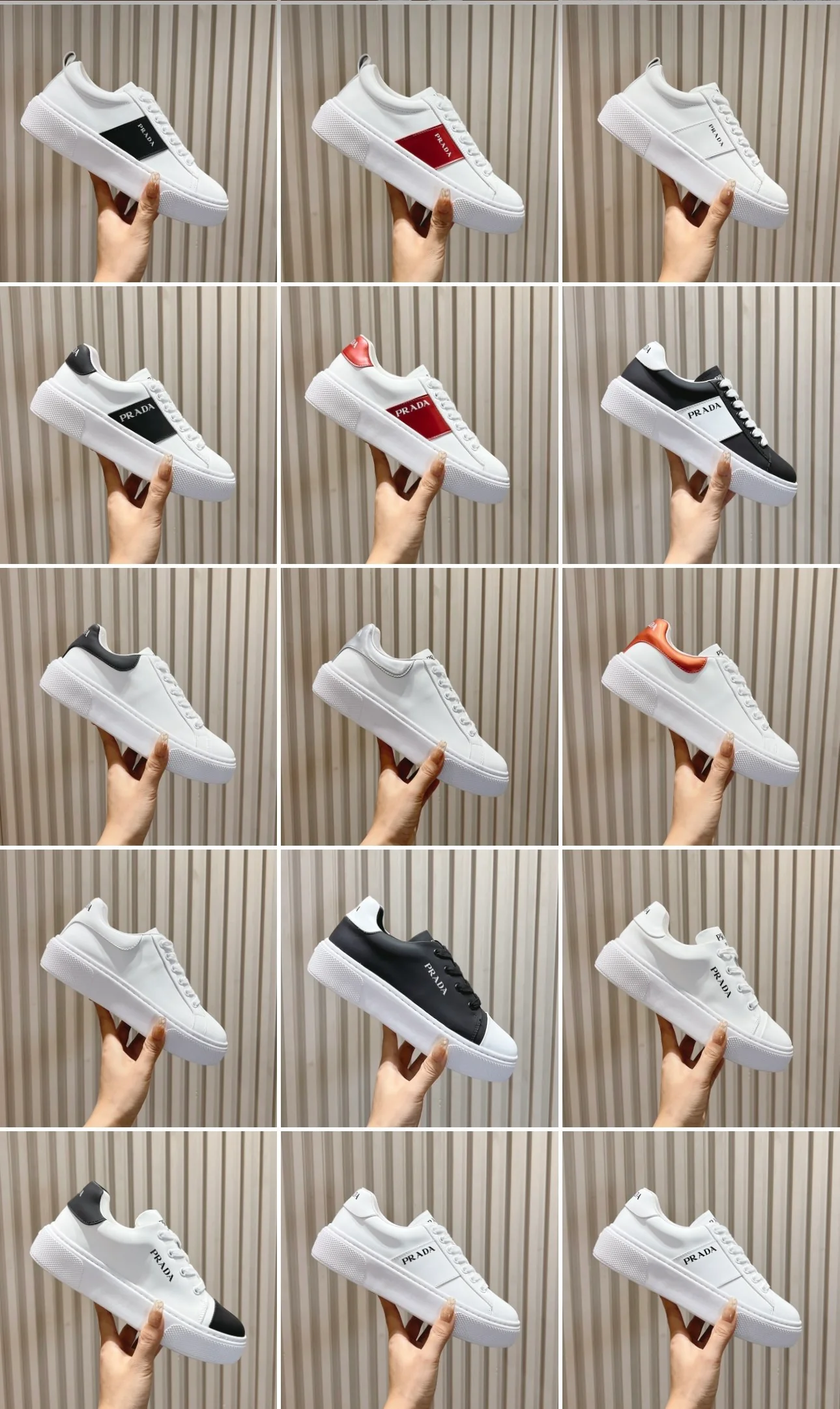 Изображение коллекции кроссовок Prada 2024 года