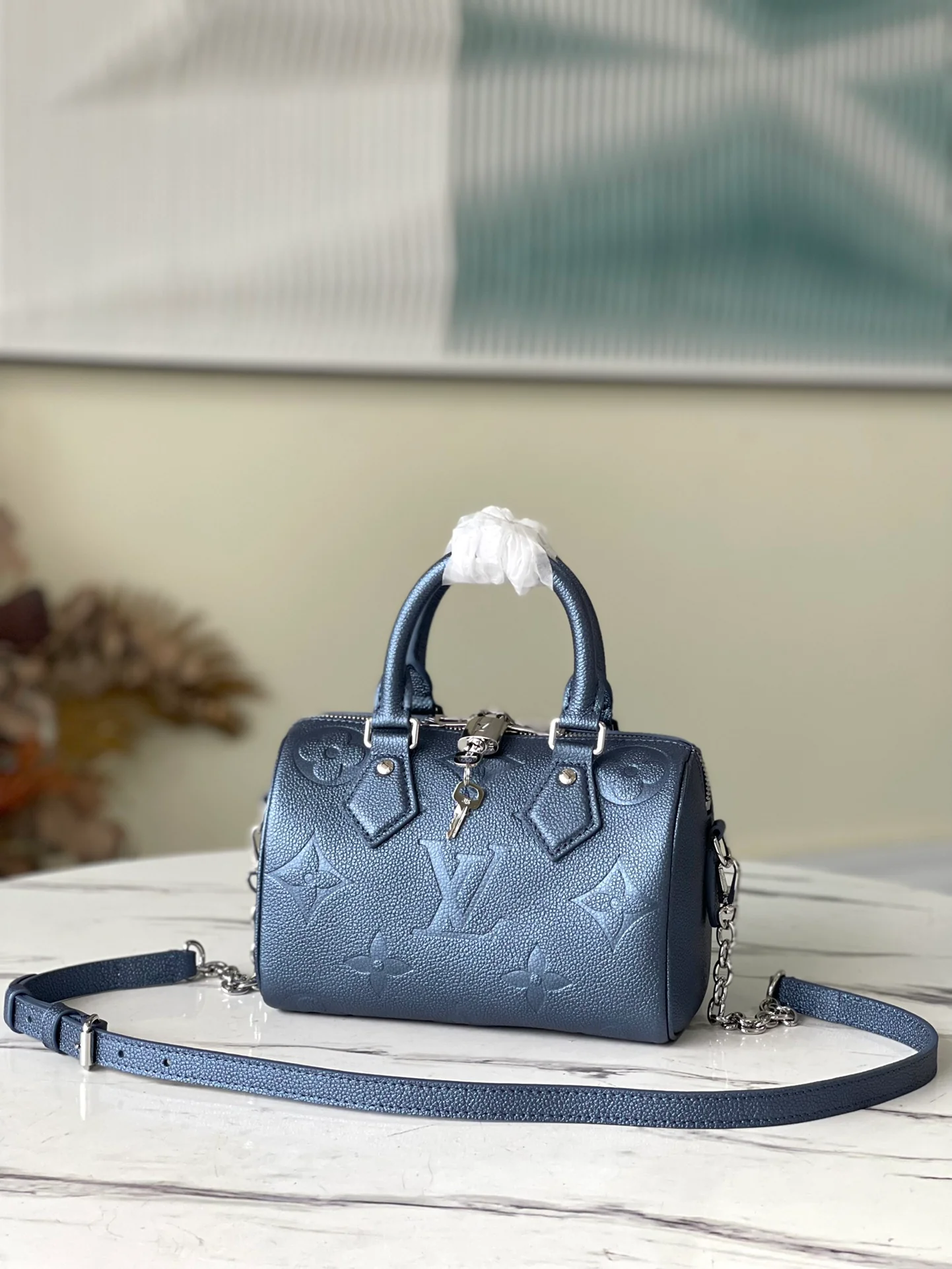 m58958-LV-speedy-bandouliere-20-Boston Bag-Black