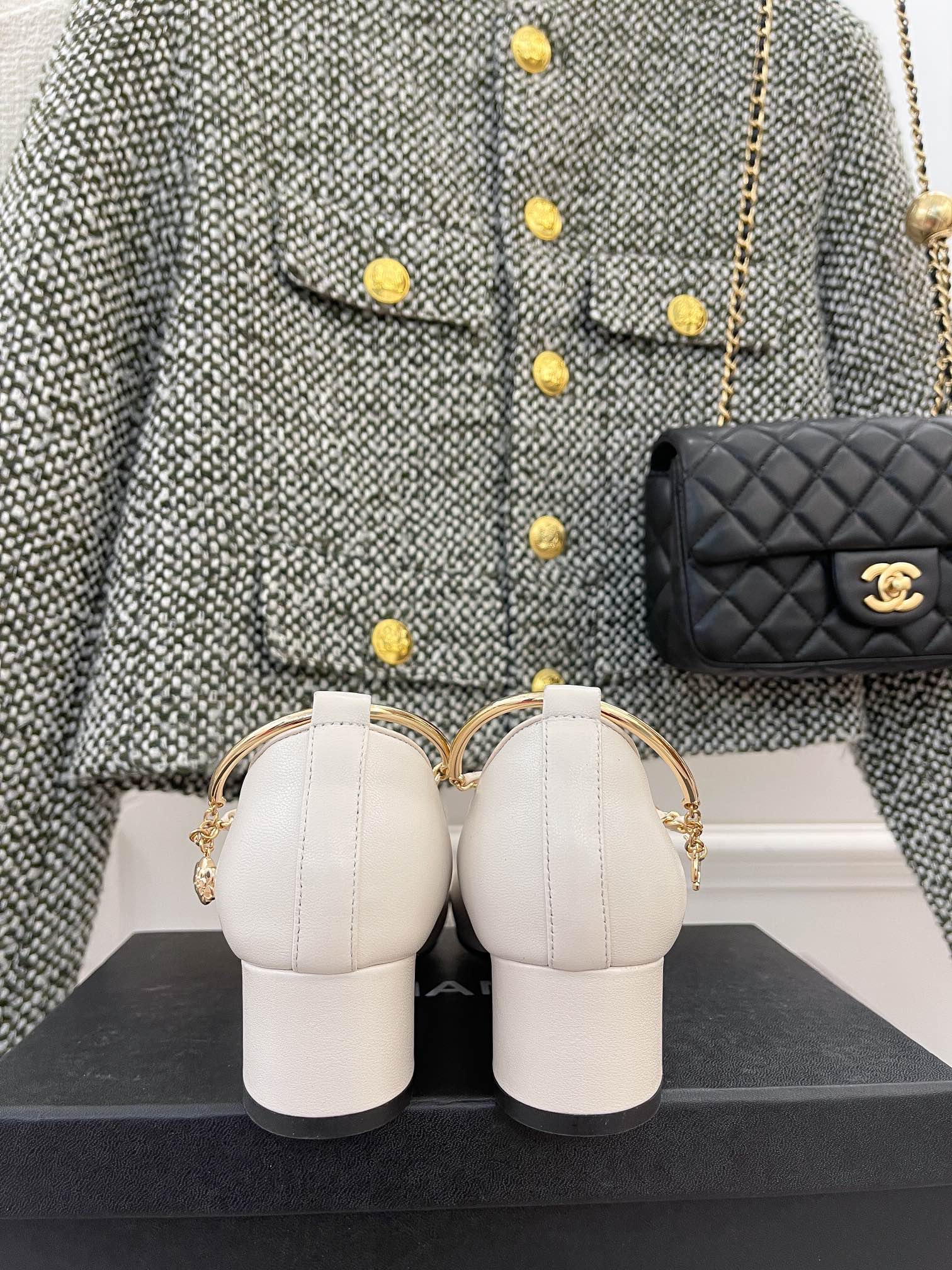 Chanel - Изысканная цепочка - Туфли Мэри Джейн - 1