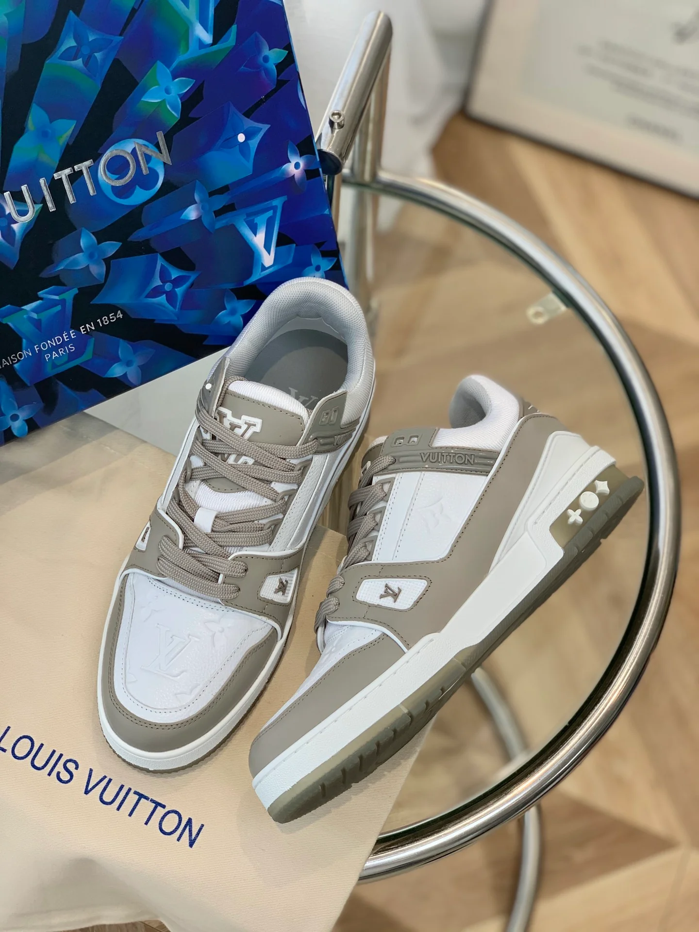 Кроссовки LV Trainer Series - Унисекс - Серые - 1