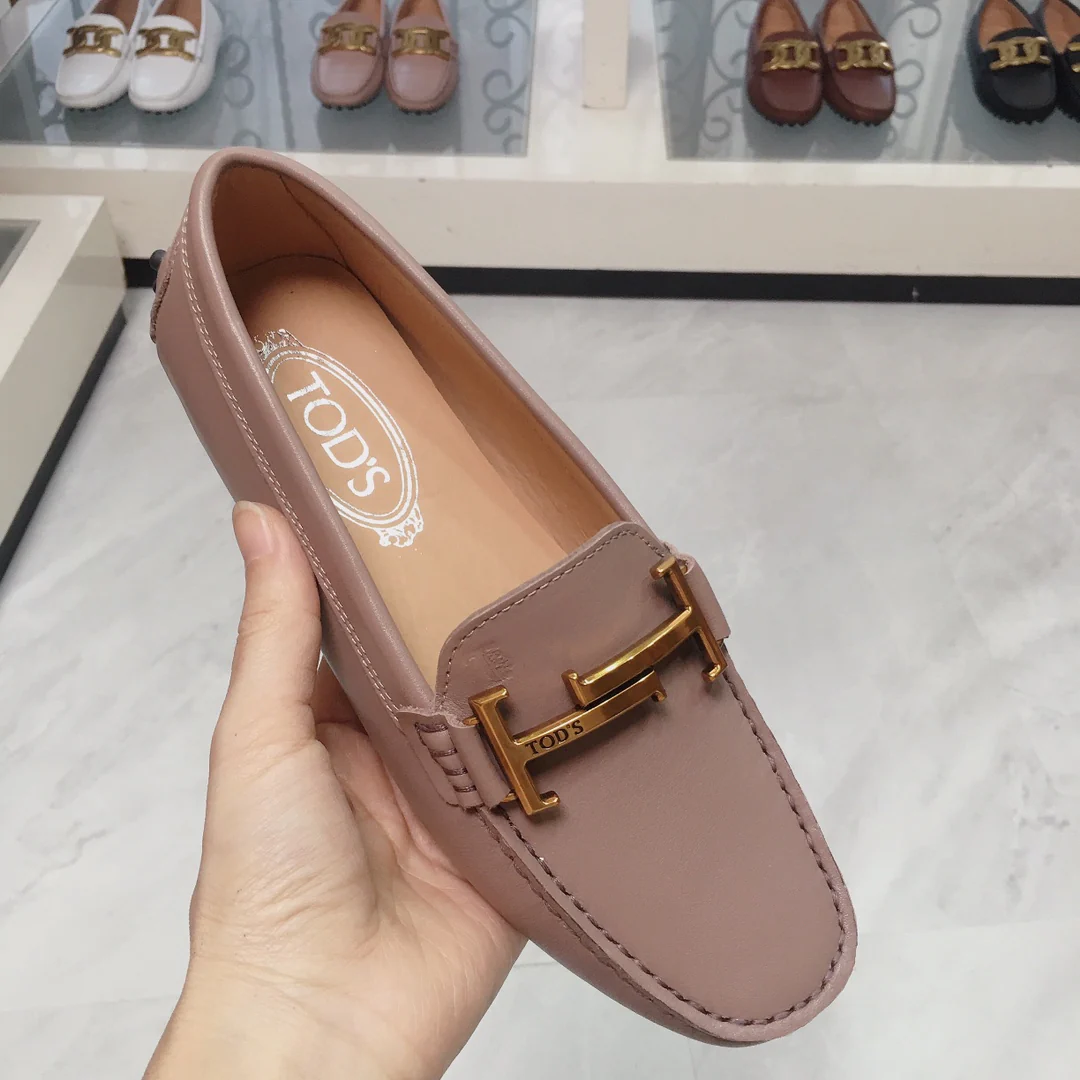 Лоферы Tods Double T без шнурков - 1