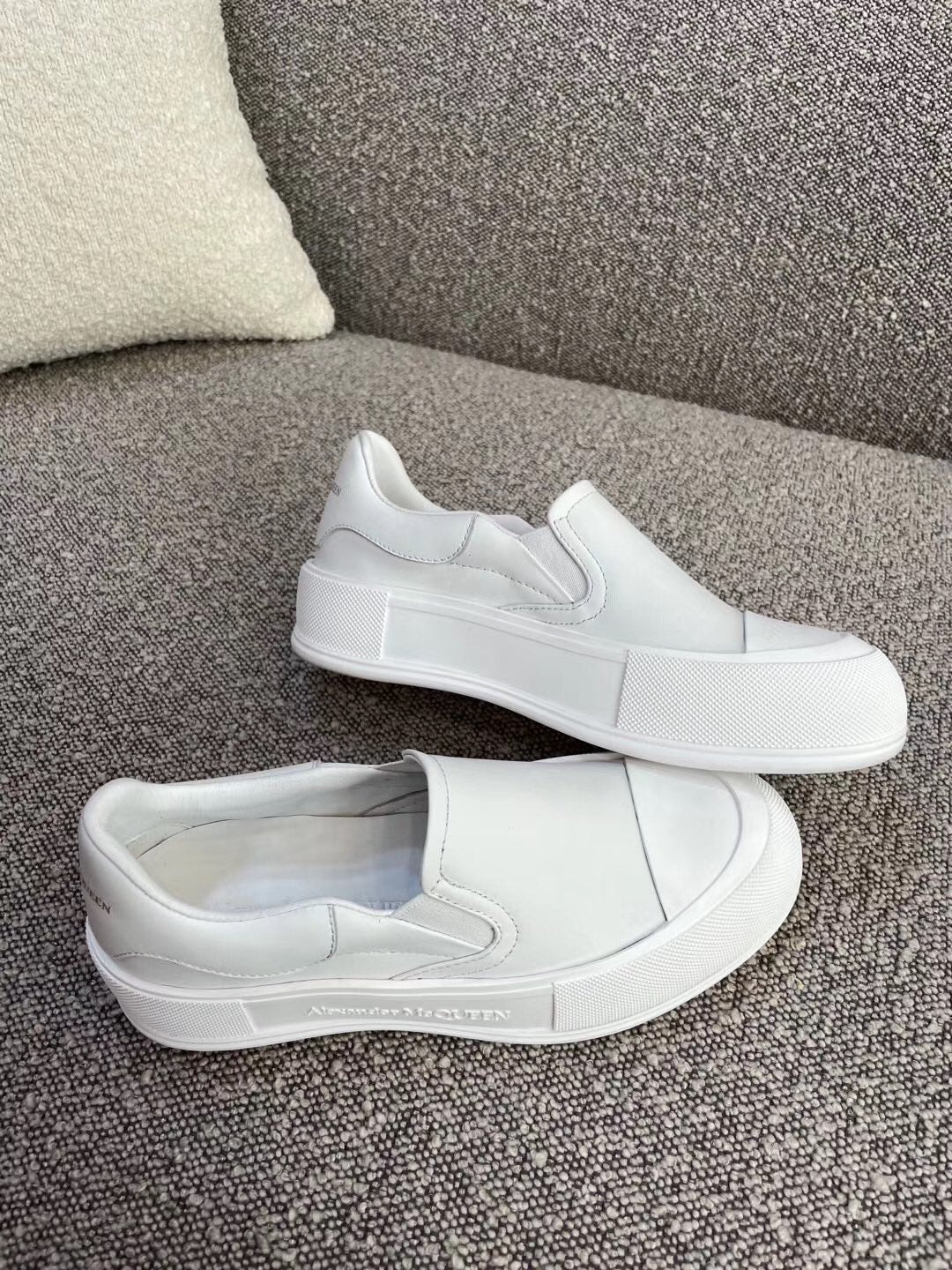 McQueen - Белые кроссовки - Лоферы