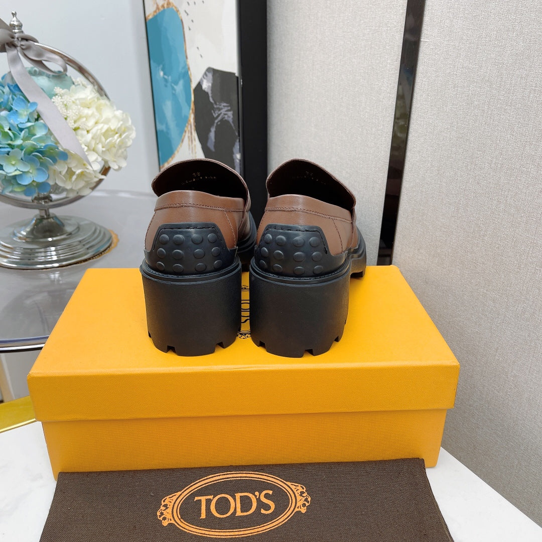 Tods - Лоферы на платформе - 1