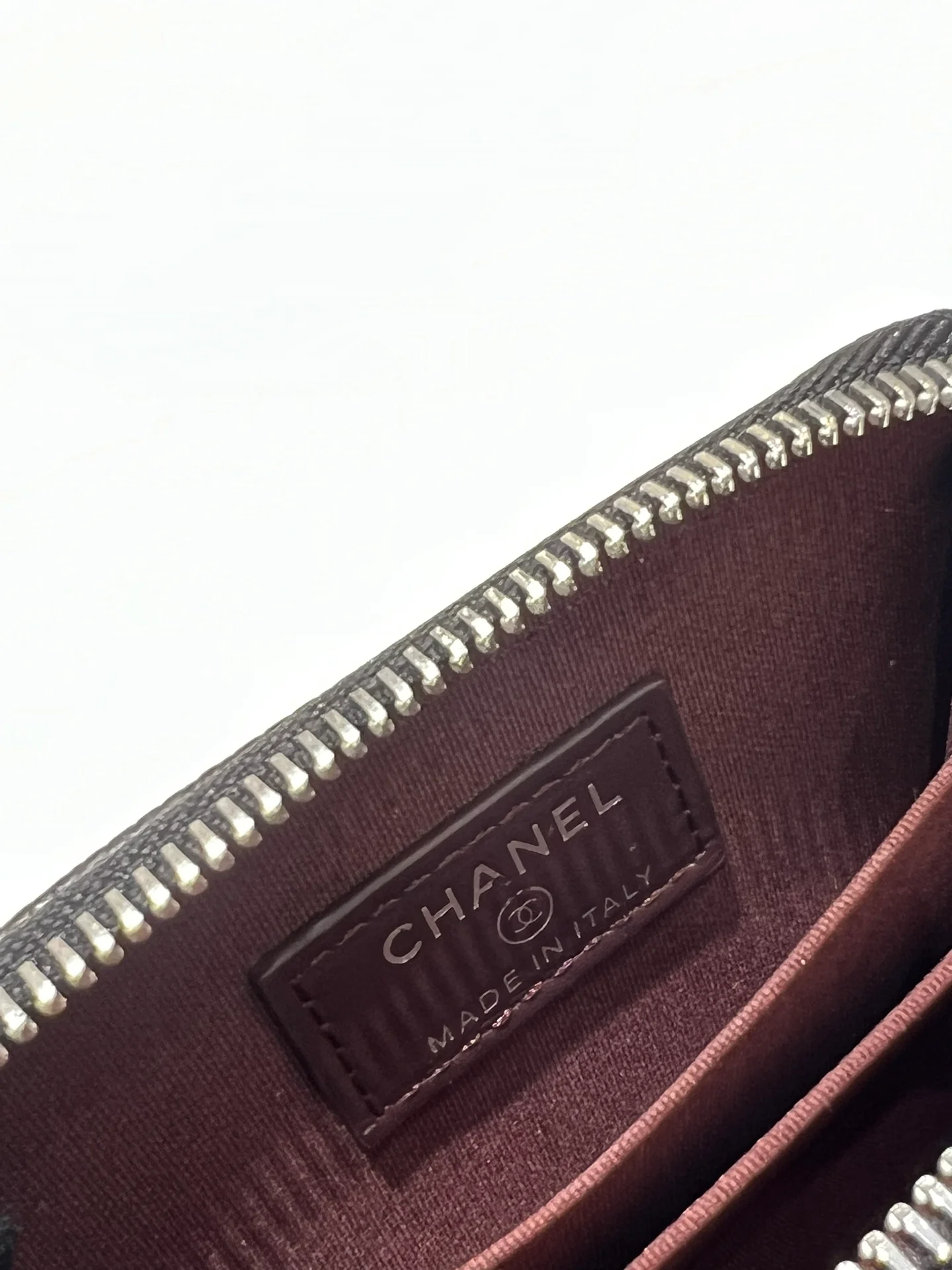 Классический кошелек для монет Chanel CF на молнии