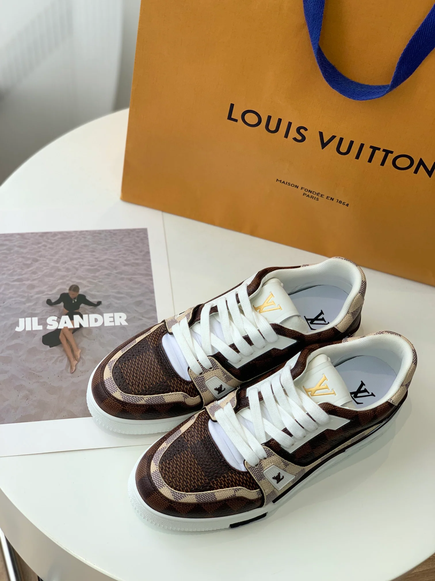 Кроссовки LV Trainer Series - Унисекс - Узор Damier