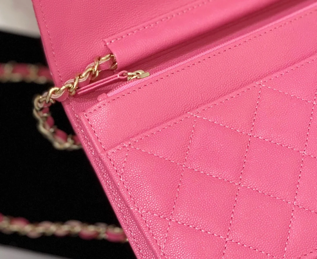 Пряжка Chanel WOC с узором ?Кунжут? из светлого золота - 1 шт.