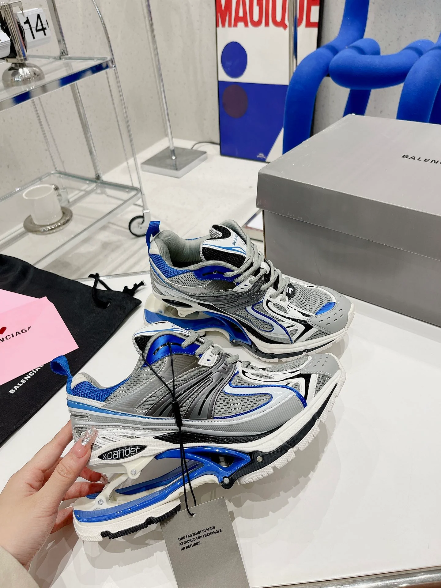 Balenciaga Ретро Весенние Массивные Туфли Парные - 2