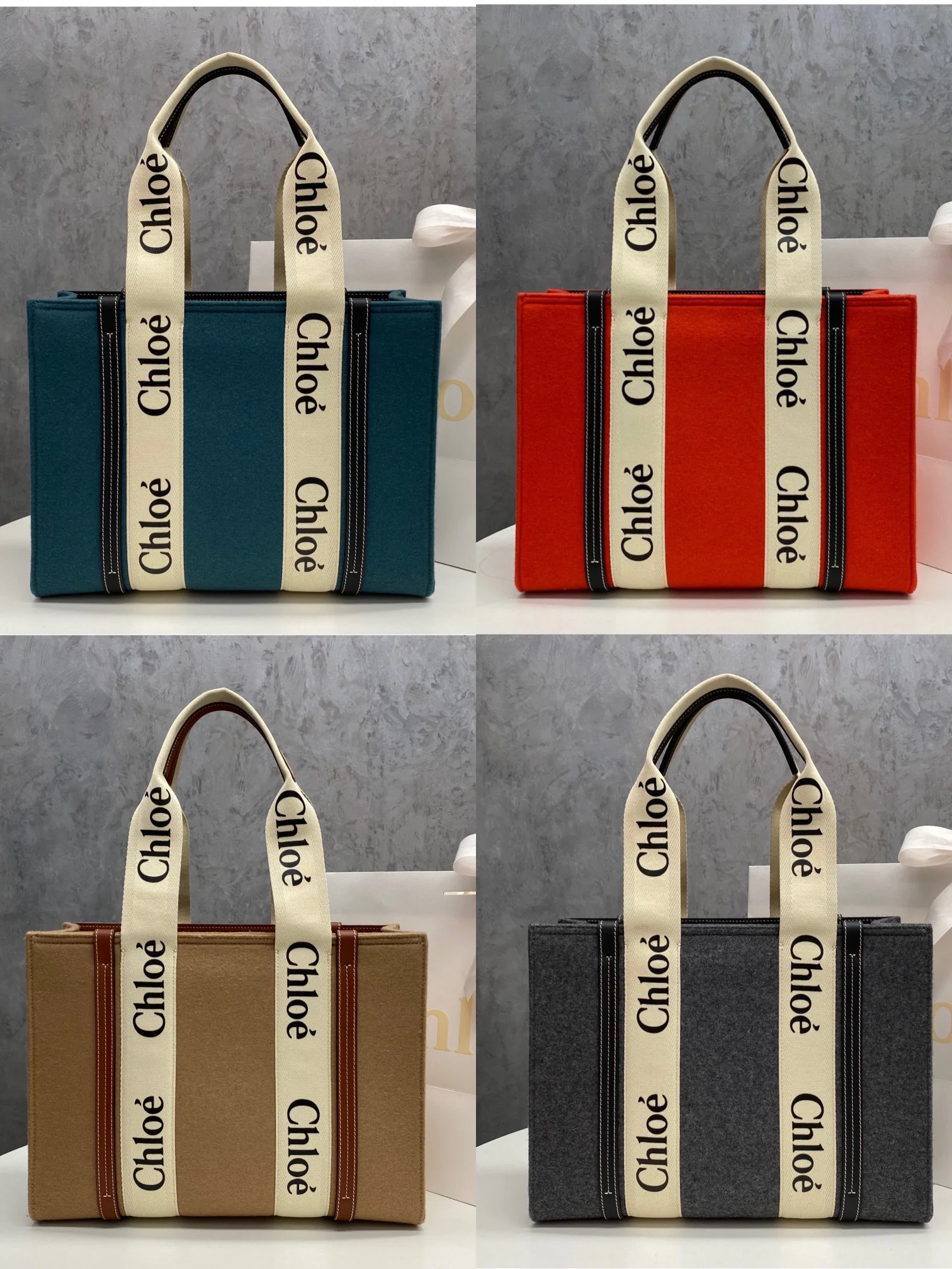 Сумка-тоут Chloe Woody - Средний размер - Коллекция Velvet