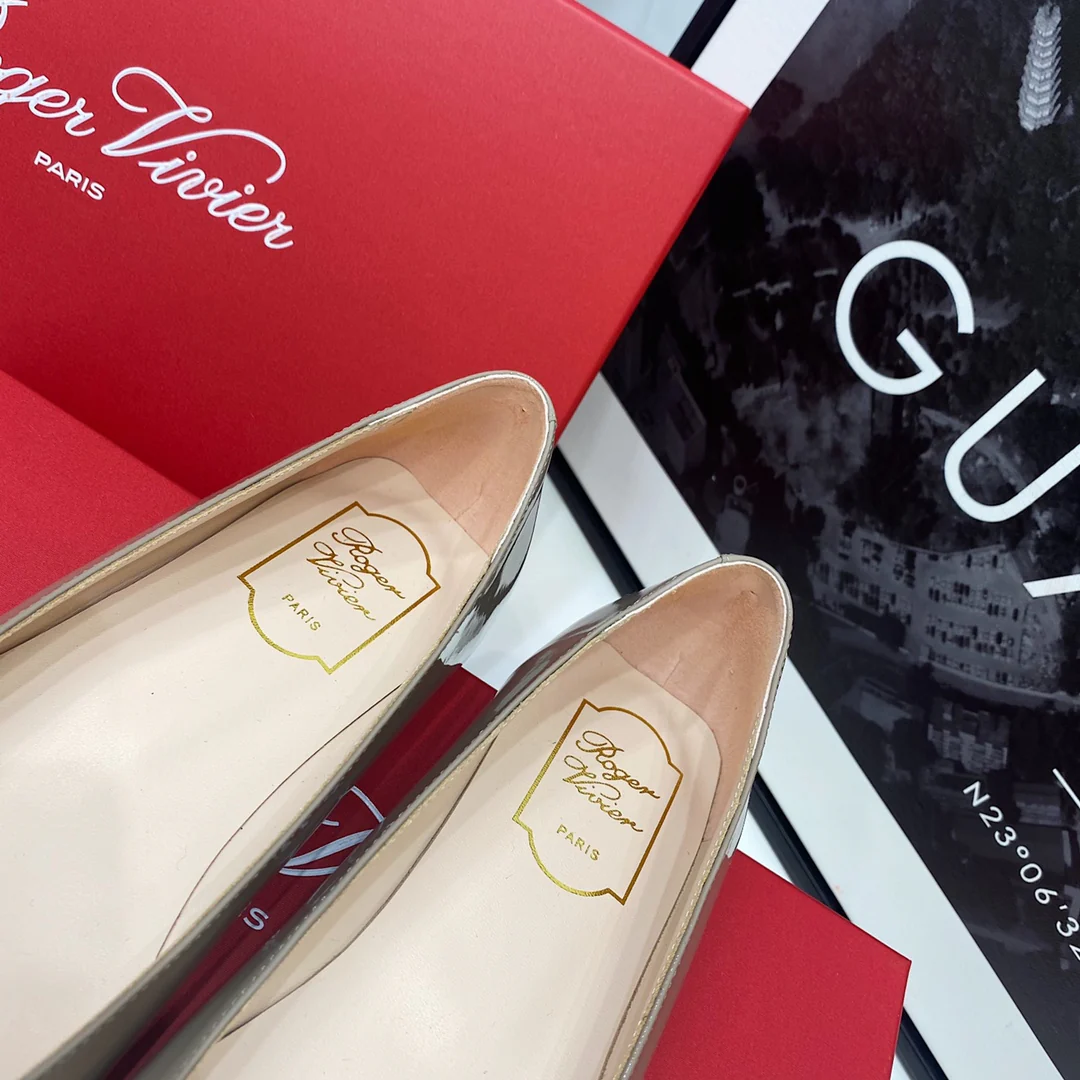 RV-Flat Bottom Square Toe-Khaki Grey